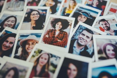 A diverse array of individual photos of people
