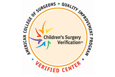 Re-verified level I Children’s Surgery Center logo