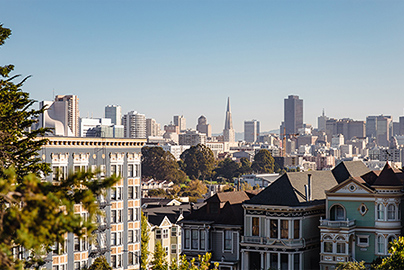 view of San Francisco skyline