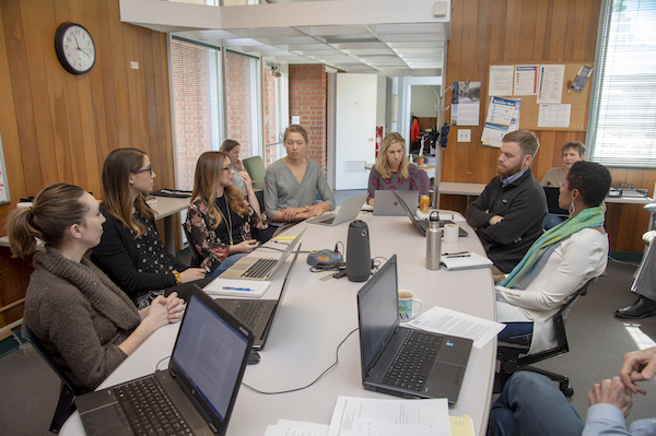 VPRP faculty in a meeting