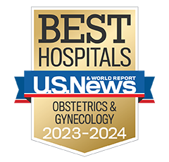 U.S. News & World Report obstetrics & gynecology badge