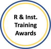 Circle with R & Inst. Training Awards in middle