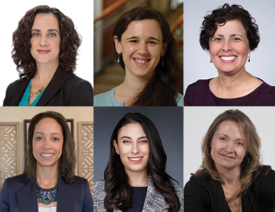 Betty Irene Moore Fellows Veronica Barcelona, Rebecca Clark, Luz Huntington-Moskos, S. Raquel Ramos, Danielle Altares Sarik, and program faculty member Christi Zuber were inducted Nov. 2 as fellows of the American Academy of Nursing (AAN). (c) UC Regents. All rights reserved.