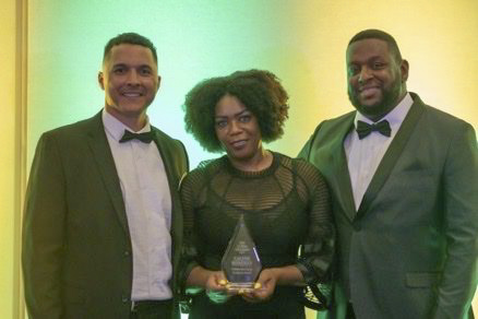 Calene Roseman was recognized by the Capitol City Black Nurses Association