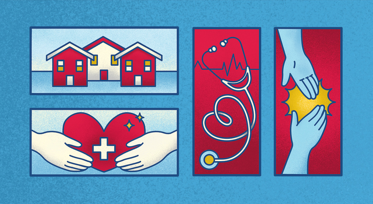 Illustration of partnerships in health care