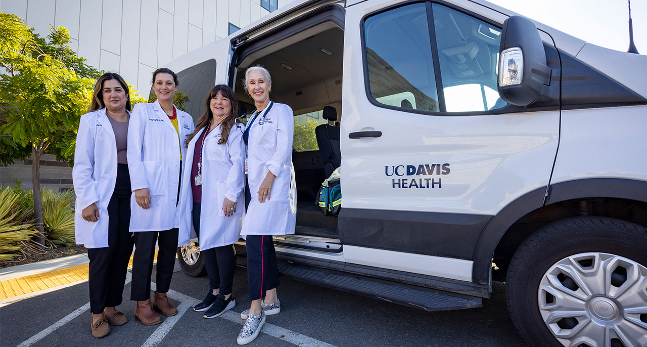 Advanced practice providers with nurse-led mobile health van