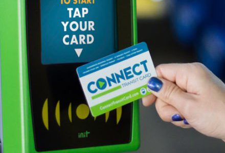 Connect Card tapping on card reader