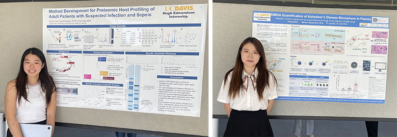 Yicheng Lou and Yutong Shao's presentations