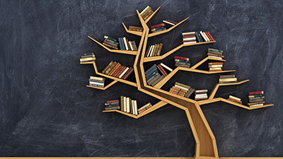 book tree, stock image