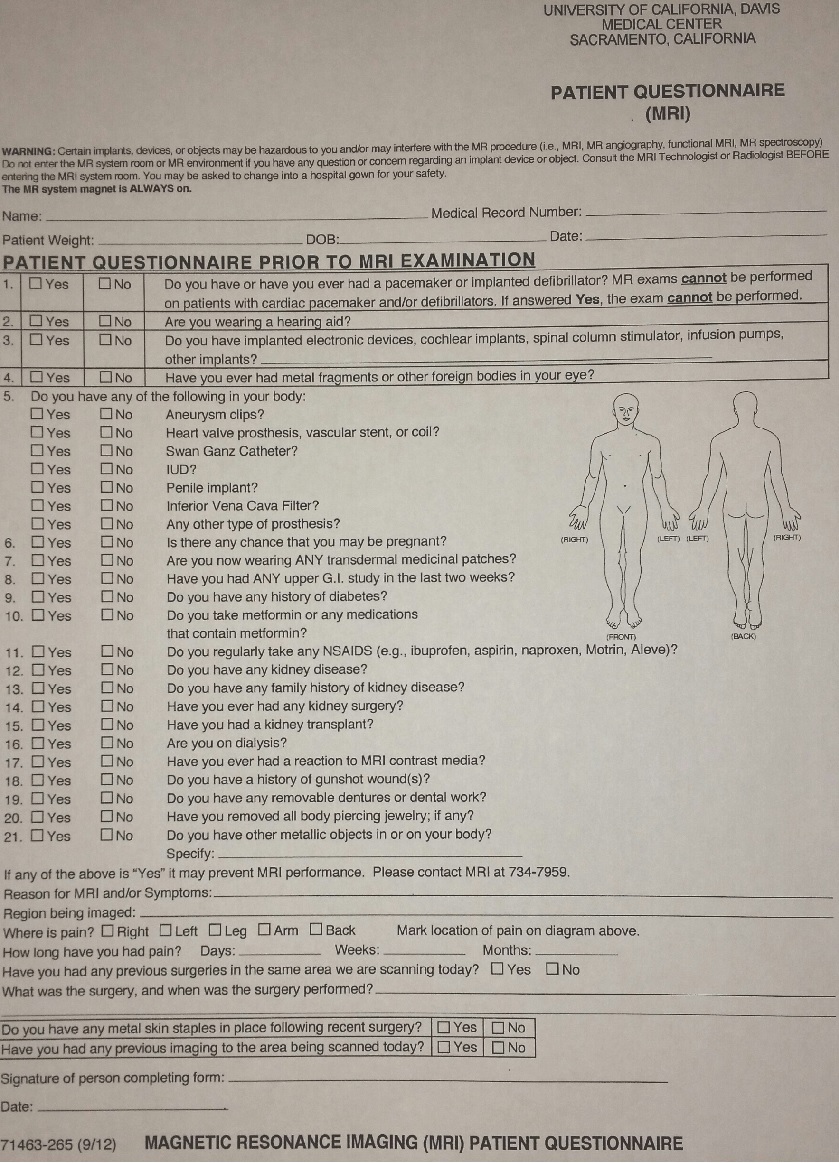 MRI Safety