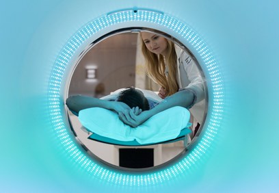 EXPLORER scanner with patient