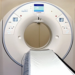 Cannon Aquilion CT scanner