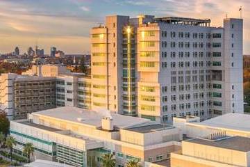 Aerial shot of UC Davis Hospital Campus