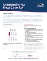 understanding breast cancer risk flyer