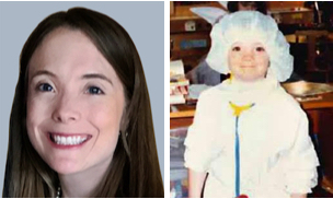 Katherine Barton, M.D., adult and baby pictures