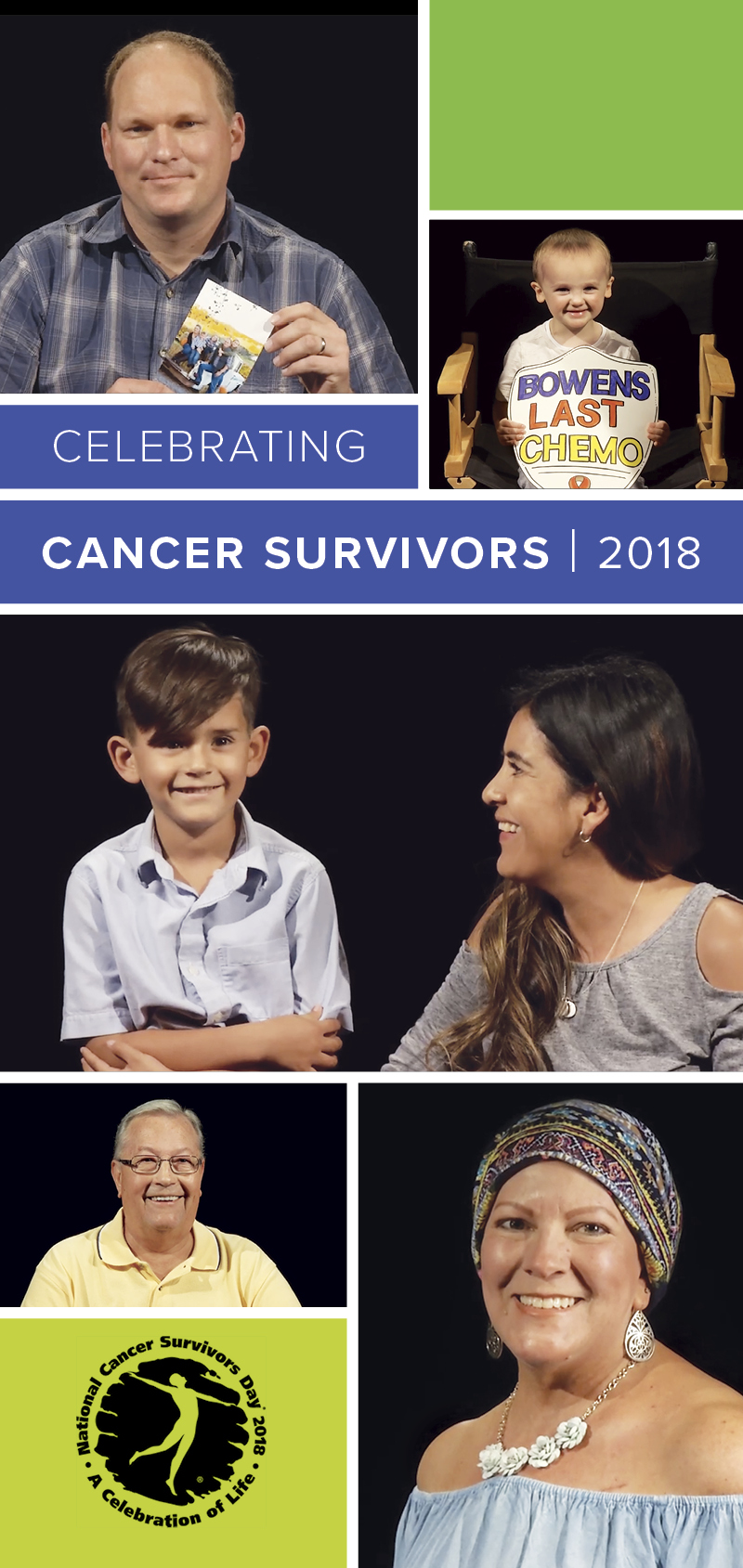 Celebrating Cancer Survivors 2018 collage