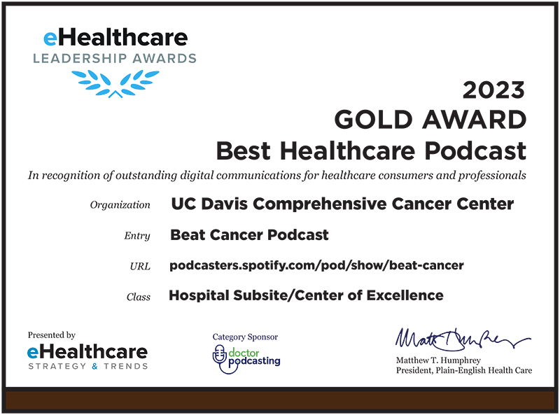 Beat Cancer podcastbeats the competition
