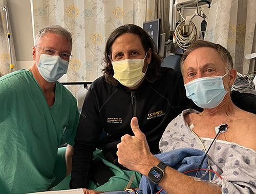 Steve Fox after procedure