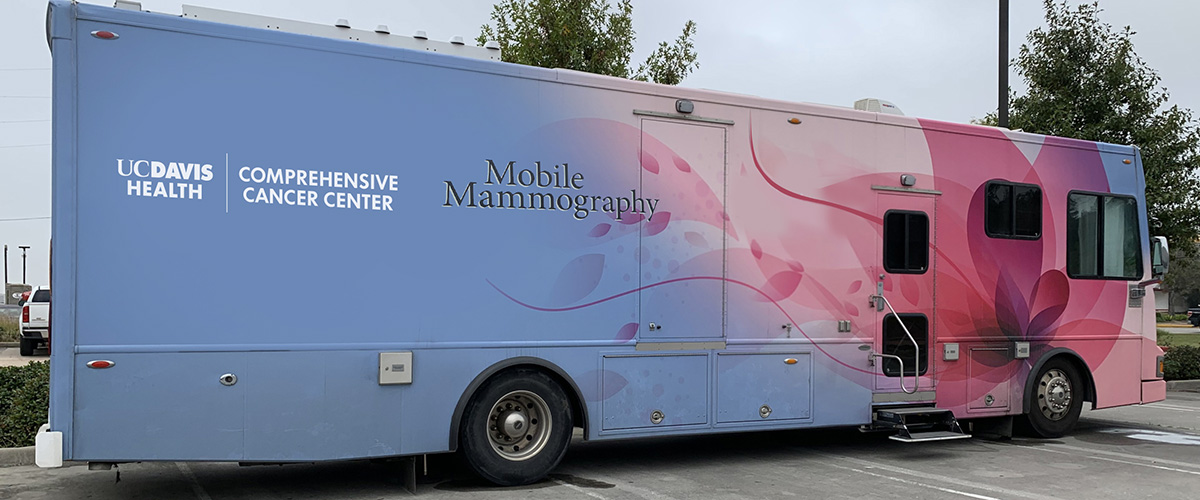 Mammovan used for breast cancer screening