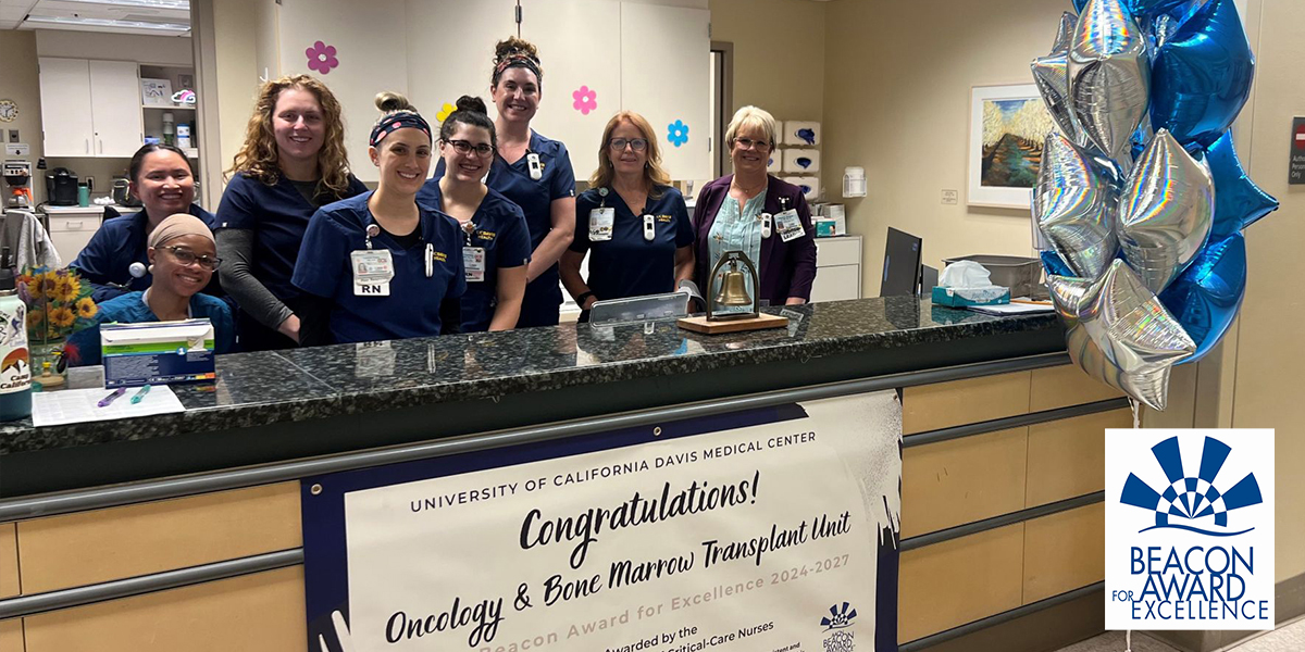 Oncology Bone Marrow Transplant Unit earns Beacon Award